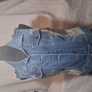 Buzz Denim Vest Jacket W 1XL